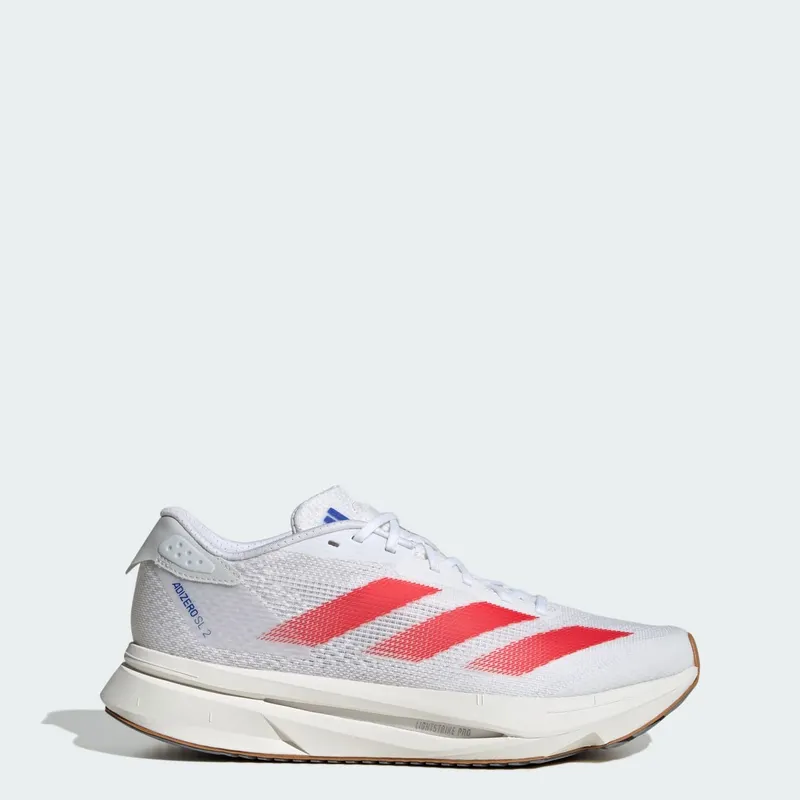 Adidas Adizero SL2 Running Shoes Cloud White / Pure Ruby / Royal Blue (IF9385)