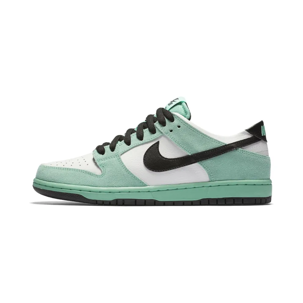 Nike Dunk SB Low Sea Crystal Green Glow-Summit White/Black (819674-301)