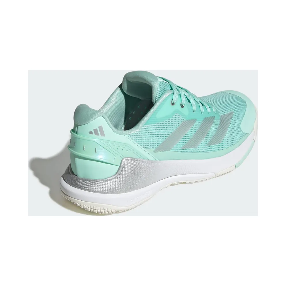 Adidas Crazyquick Lightstrike Padel Shoes Clear Mint / Silver Metallic / Cloud White (KI3588)