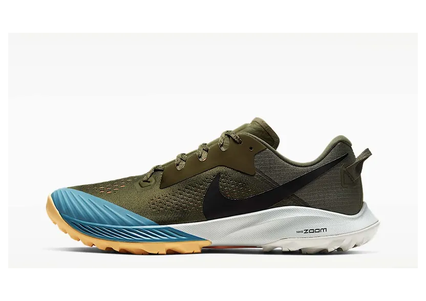 Nike Air Zoom Terra Kiger 6 “Medium Olive / Orange Trance / Cerulean / Black” (CJ0219-200)