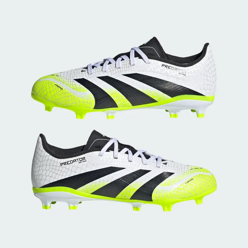 adidas Predator League FG/MG Cloud White Core Black Lucid Lemon (JI1125)
