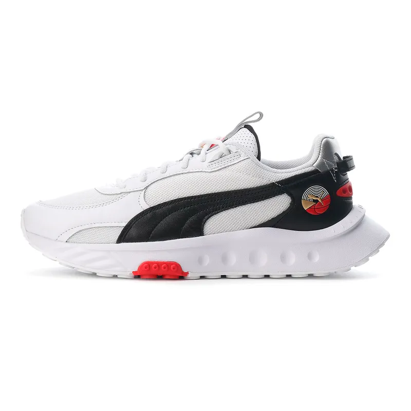 Puma Wild Rider AS White/Black/Red (382552-01)