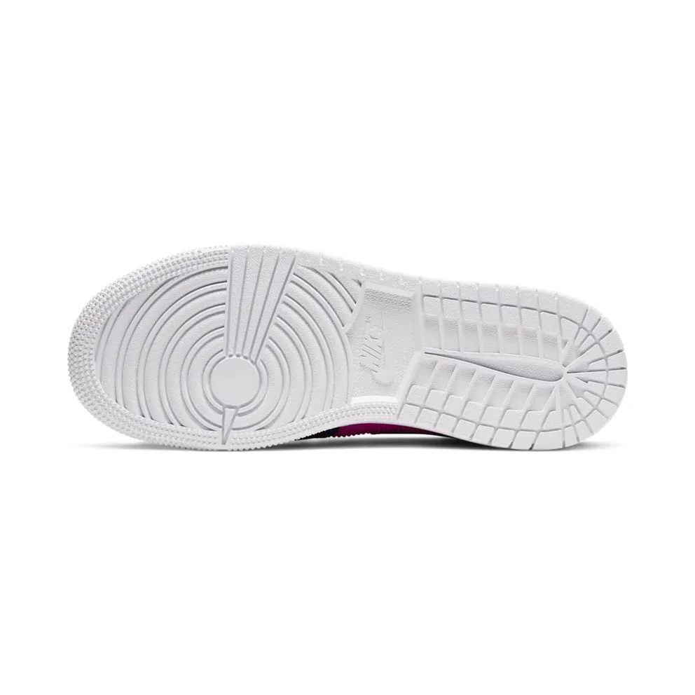 Jordan 1 Mid Fire Pink Barely Grape (GS) Fire Pink/Barely Grape-Hyper Crimson-Regency Purple (555112-602)