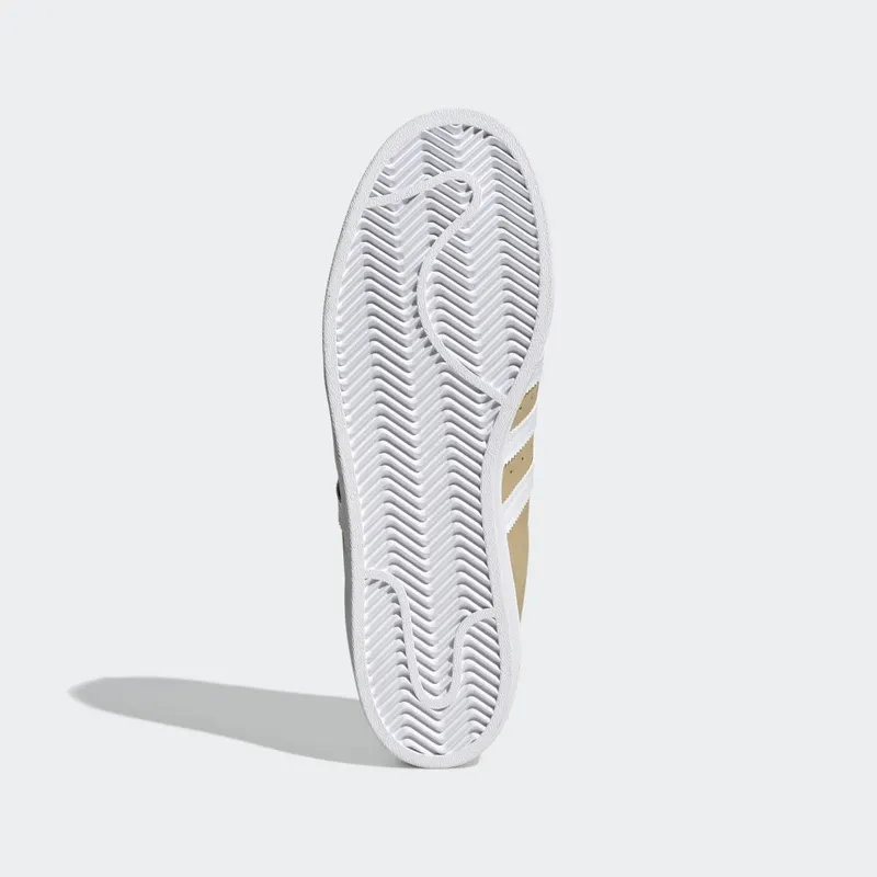 adidas Superstar Beige Tone / Cloud White / Gold Metallic (H00164)