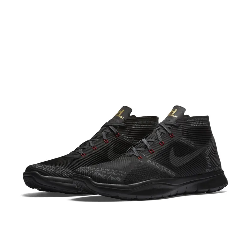 Nike Free Train Instinct Hustle Hart Black Black/Black-University Red (848416-001)