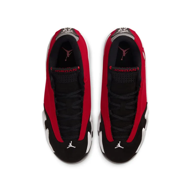 Jordan 14 Retro Gym Red Toro (GS) Black/Gym Red-White-Off White (487524-006)