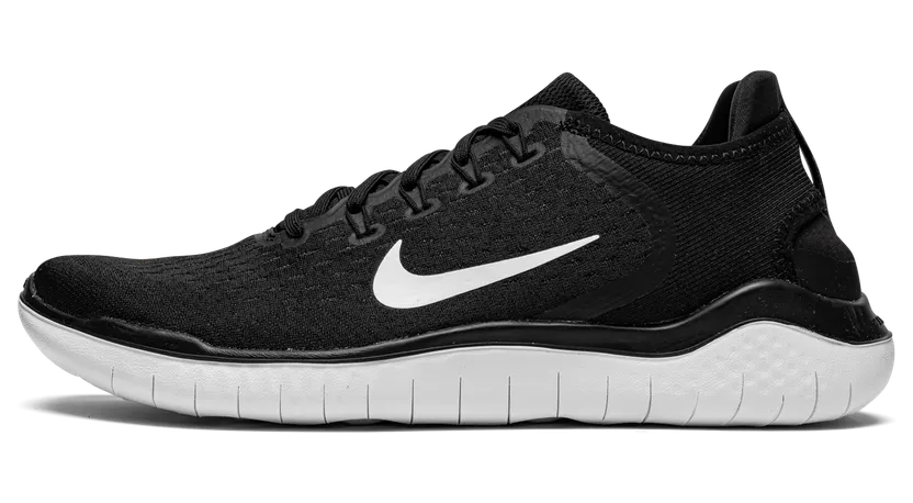 Nike Free RN 2018 Black White (942836-001)