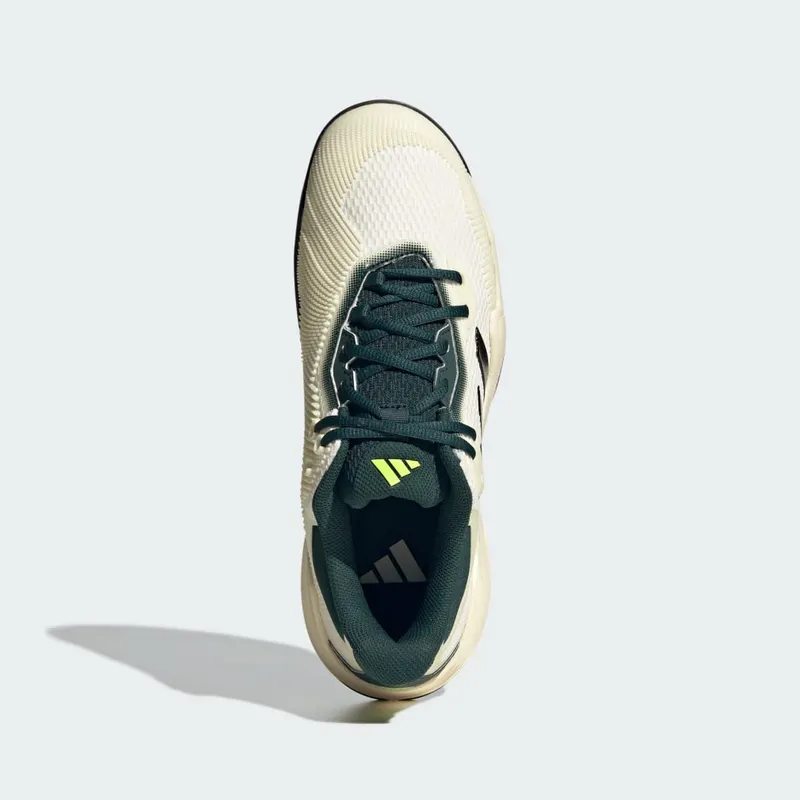 Adidas Solematch Control 2 Tennis Shoes Off White / Silver Metallic / Aurora Ivy (JH5141)