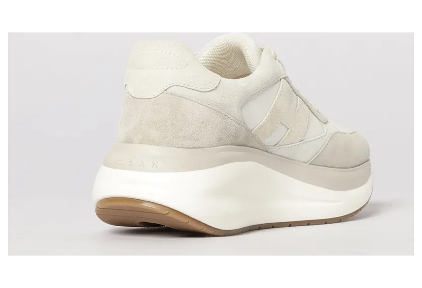 Hogan H714 Sneakers in Suede Leather White (HXW7140GA40N910RW6) (2)