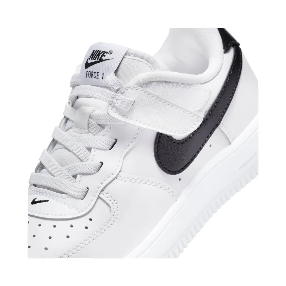 Nike Air Force 1 Low Easy-On PS “WHITE BLACK” (FN0237-101)