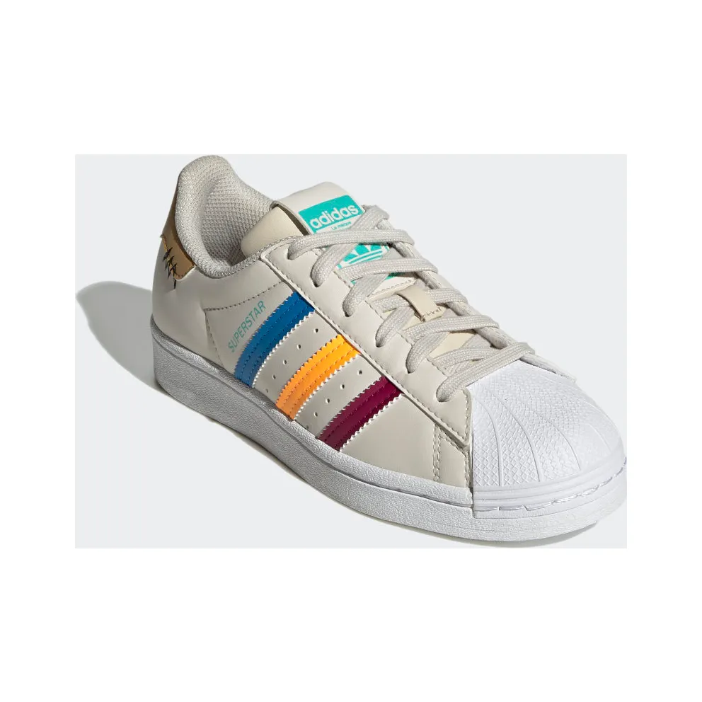 adidas Superstar Aluminium / Legacy Burgundy / Flash Orange (GY7236)