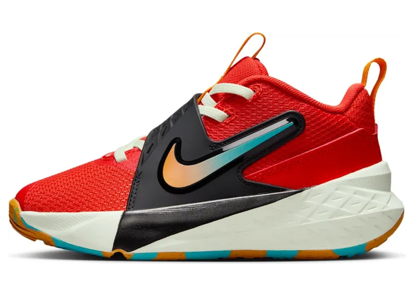 Nike Team Hustle D 12 Picante Red Dusty Cactus Volt Tint Orange Peel (HF6280-601)
