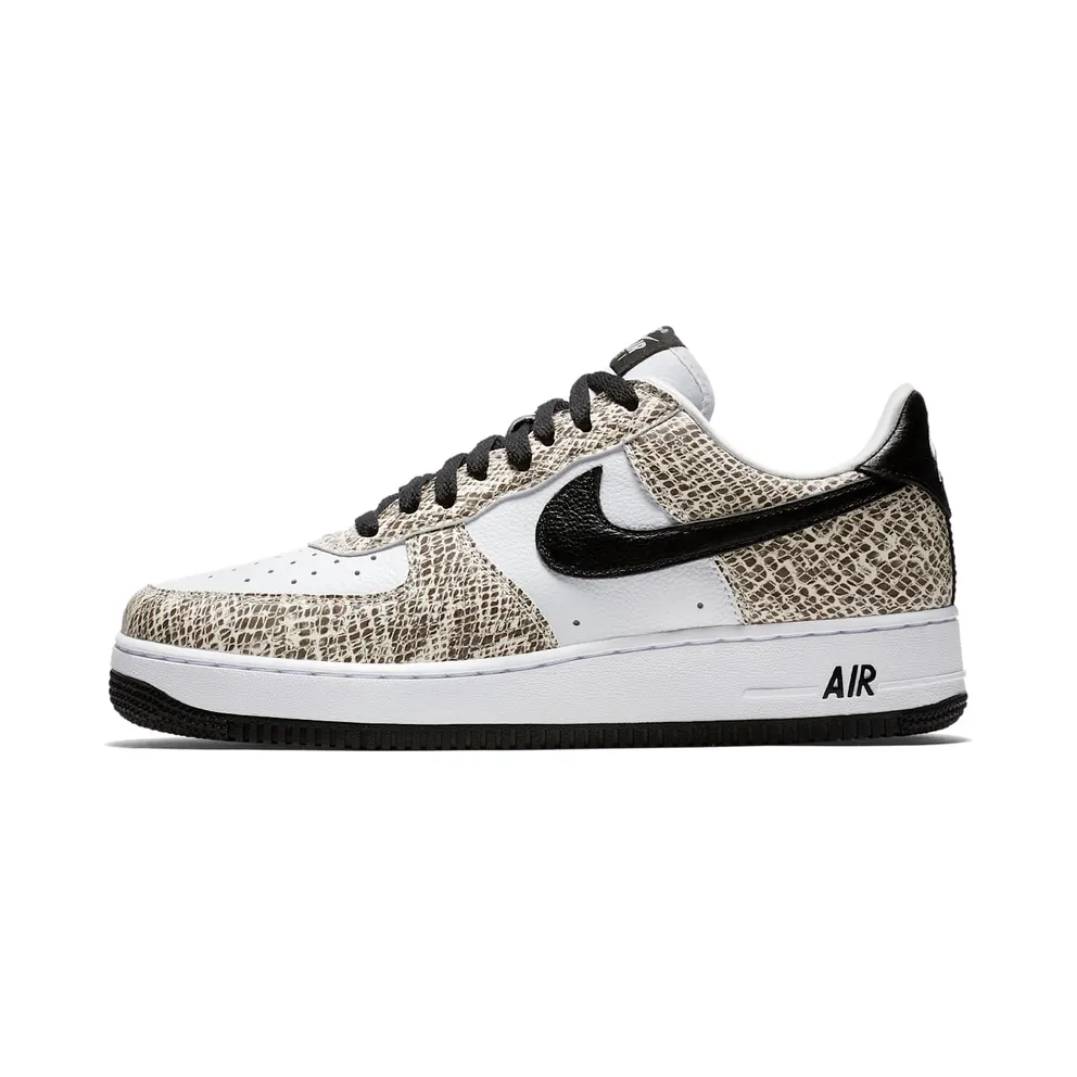Nike Air Force 1 Low Retro Cocoa Snake (2018) True White/Black-Cocoa (845053-104)