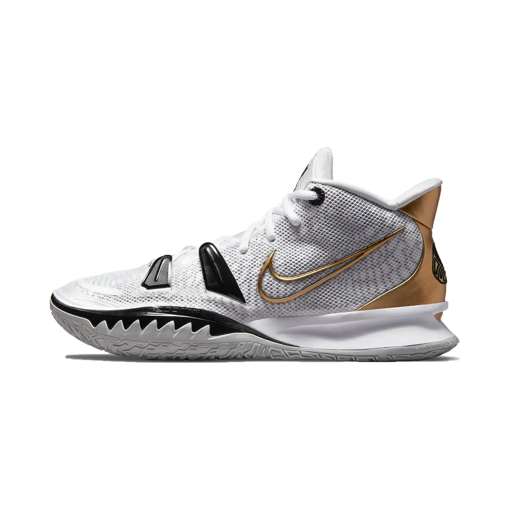 Nike Kyrie 7 White Black Gold (CQ9326-101)