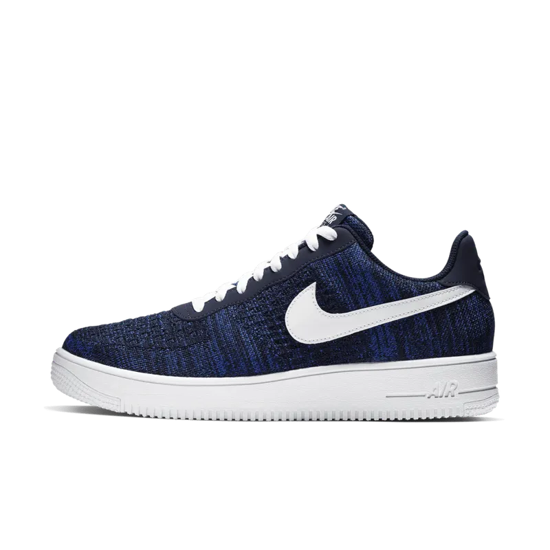 Nike Air Force 1 Flyknit 2 College Navy College Navy/Pure Platinum-Black-White (AV3042-400)