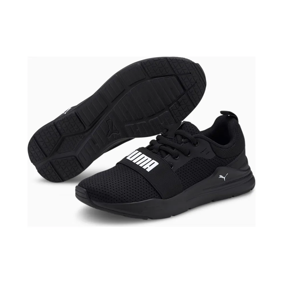PUMA Wired Run Youth Black/White (374214-01)