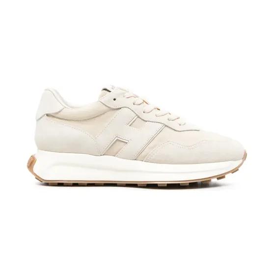 Hogan H641 logo-patch sneakers – Beige (HXW6410FZ40V4S)