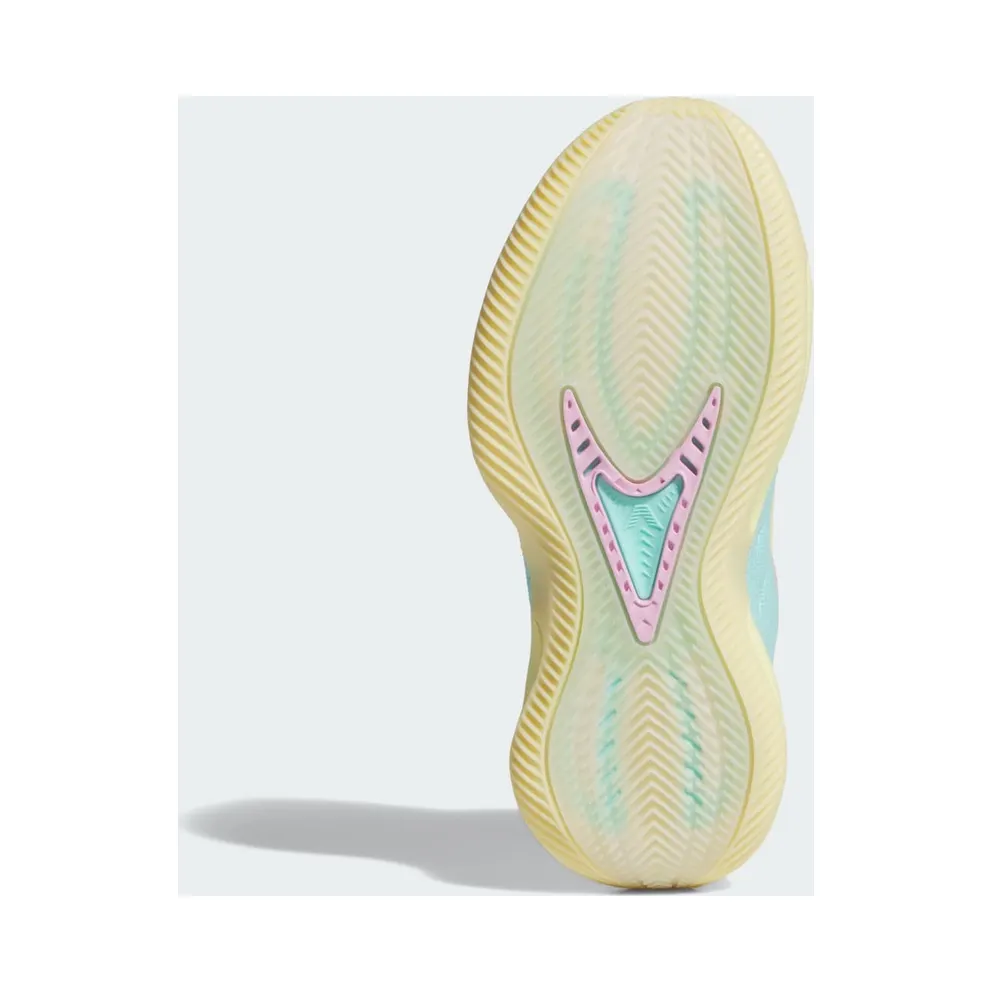 Adidas Anthony Edwards 2 J Almost Yellow / Bliss Lilac / Flash Aqua (JQ9505)