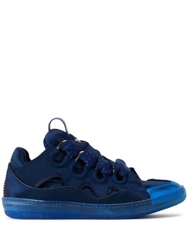Lanvin Sneakers with metallic neus – Blue (FUSKDK12SATIP26)