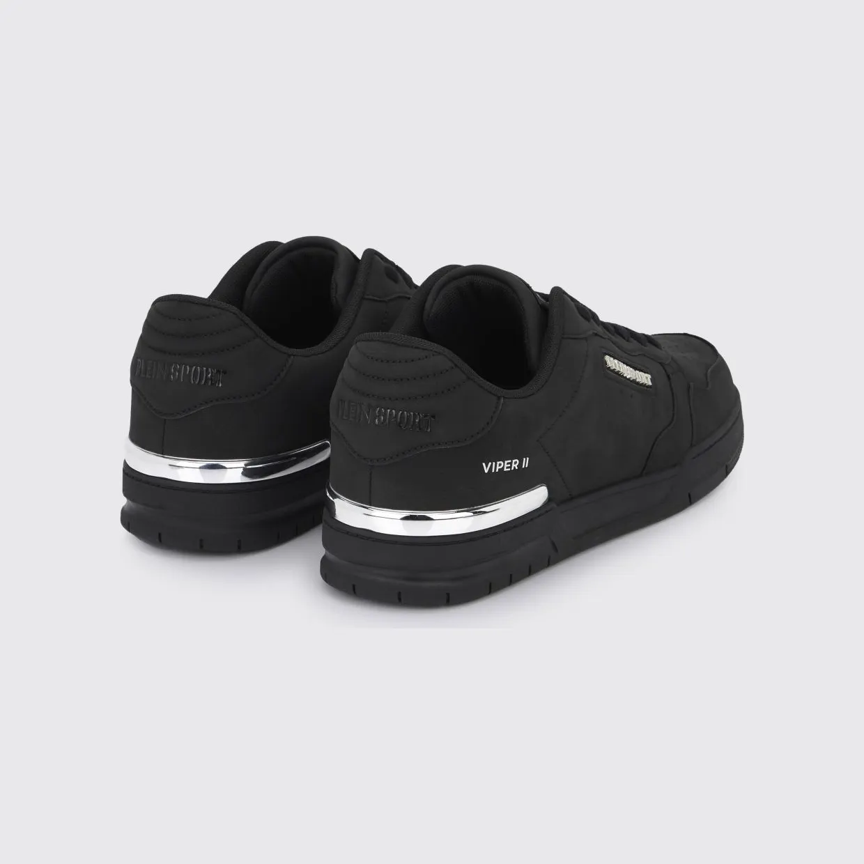Plein Sport Viper II Nubuck Sneakers Black (FAESUSC0796SLE004N0202) (2)