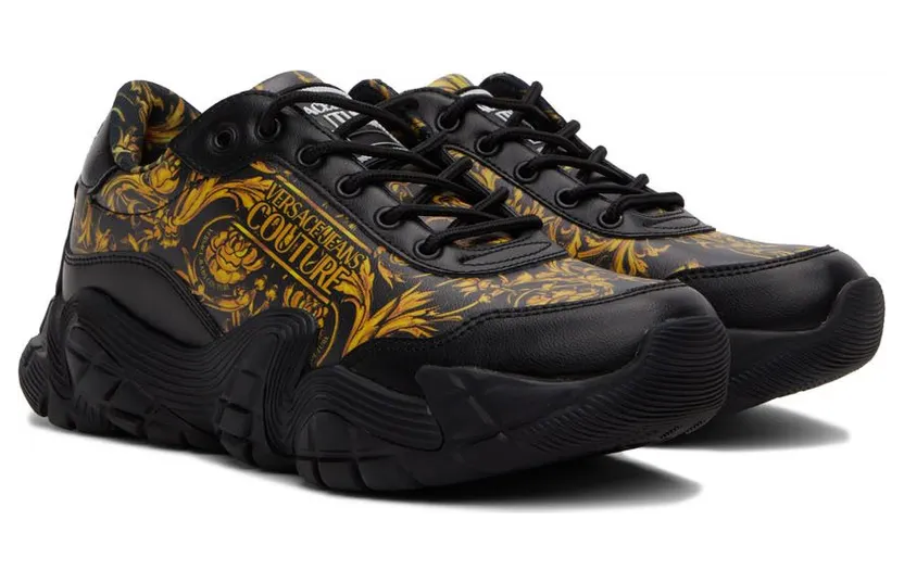 Versace Jeans Couture Black Impulse Sneakers (E72YA3SH3 EZP084) (4)