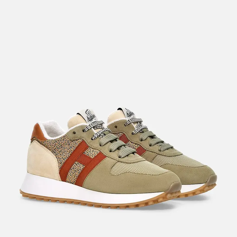 Hogan H383 Green Ivory Orange (HXW4290CM40R5A0UAU)
