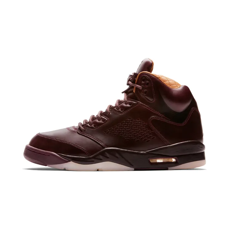 Jordan 5 Retro Premium Wine “Bordeaux / Sail / Elemental Gold” (881432-612)