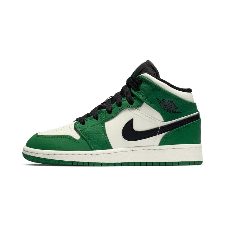 Air Jordan 1 Mid SE Pine Green GS (BQ6931-301)