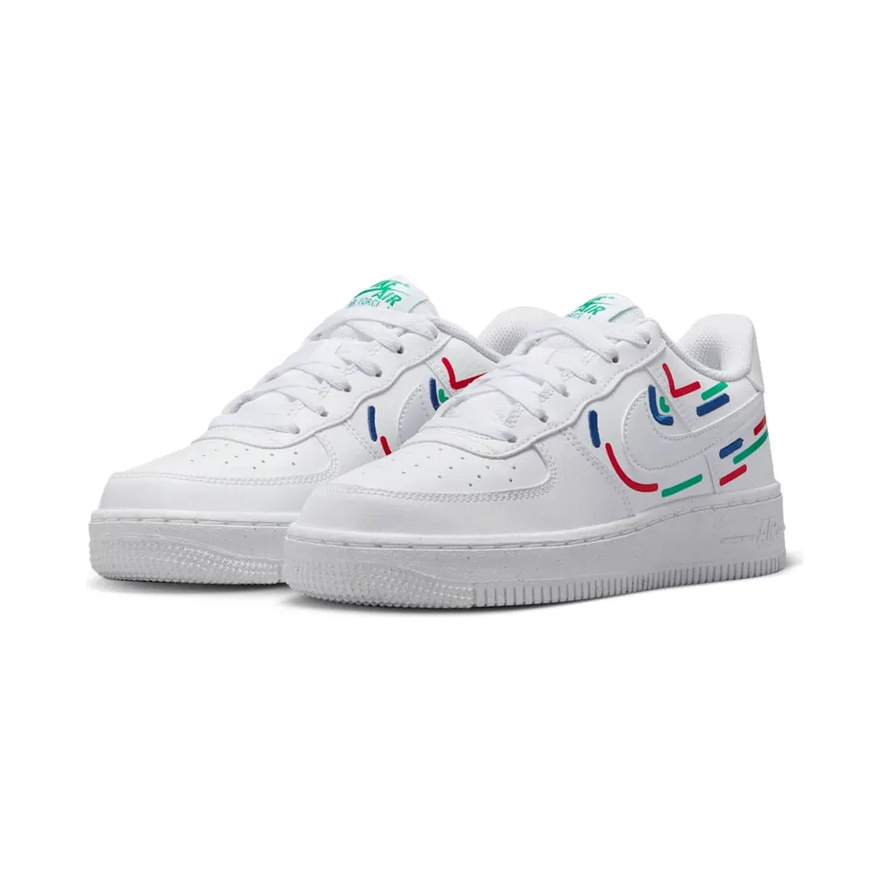 Nike Air Force 1 Low Impact Next Nature Maker White Red Blue Green (FD0532-100)