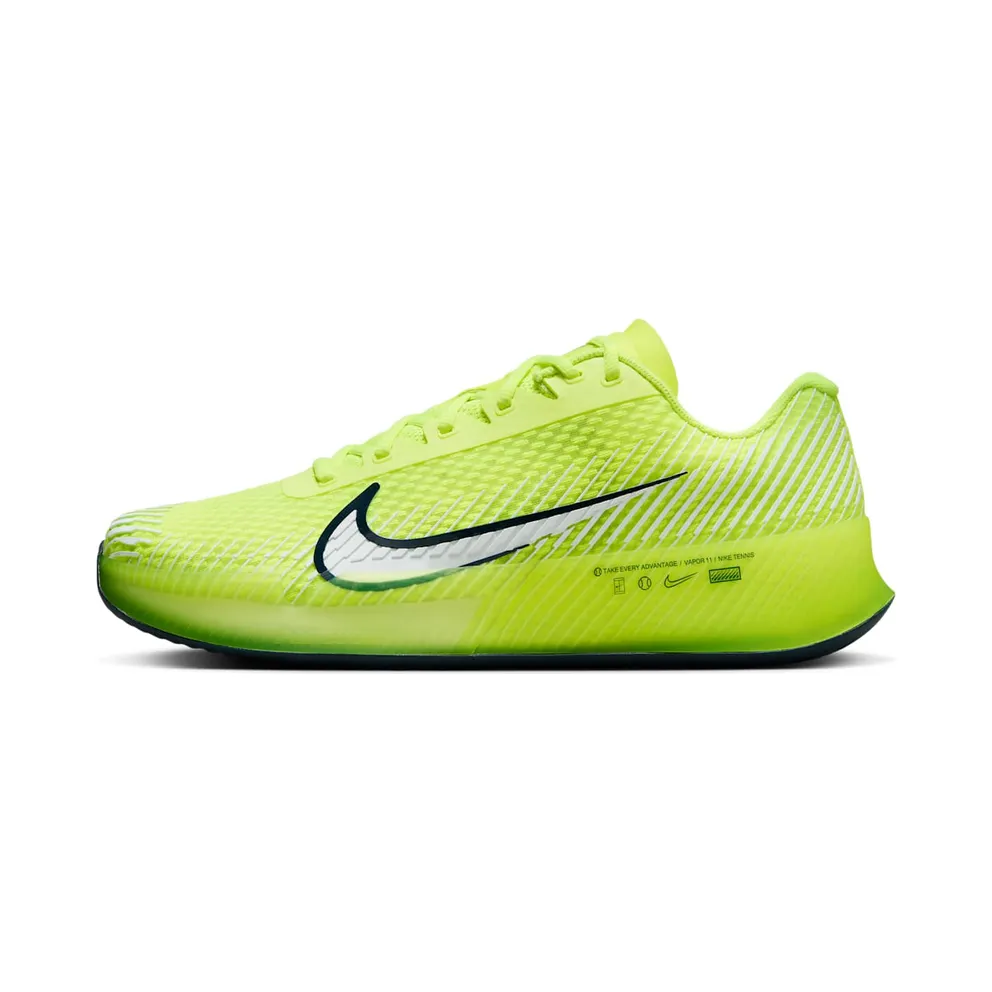 Nike Court Air Zoom Vapor 11 Clay Volt Armory Navy White (DV2014-700)