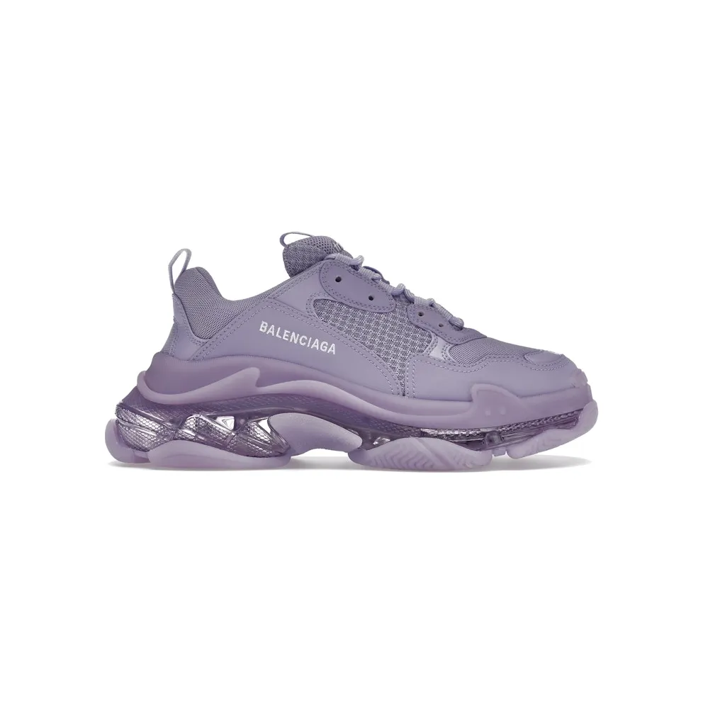 Balenciaga Triple S Clear Sole Purple (W) (544351W2GA15890)