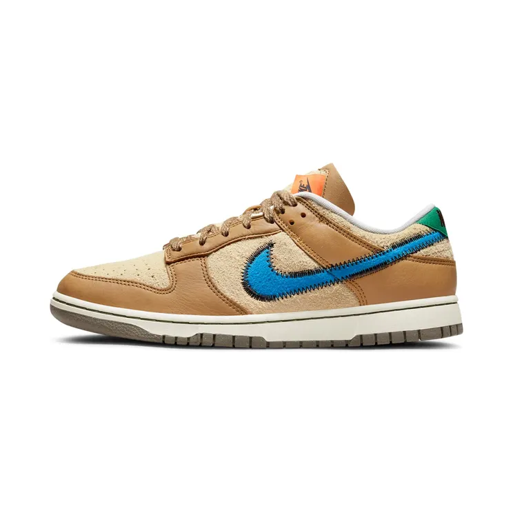 Nike x Size? Dunk Low – Brown “Dark Driftwood / Rattan / Green Noise / Light Photo Blue” (DO6712-200)