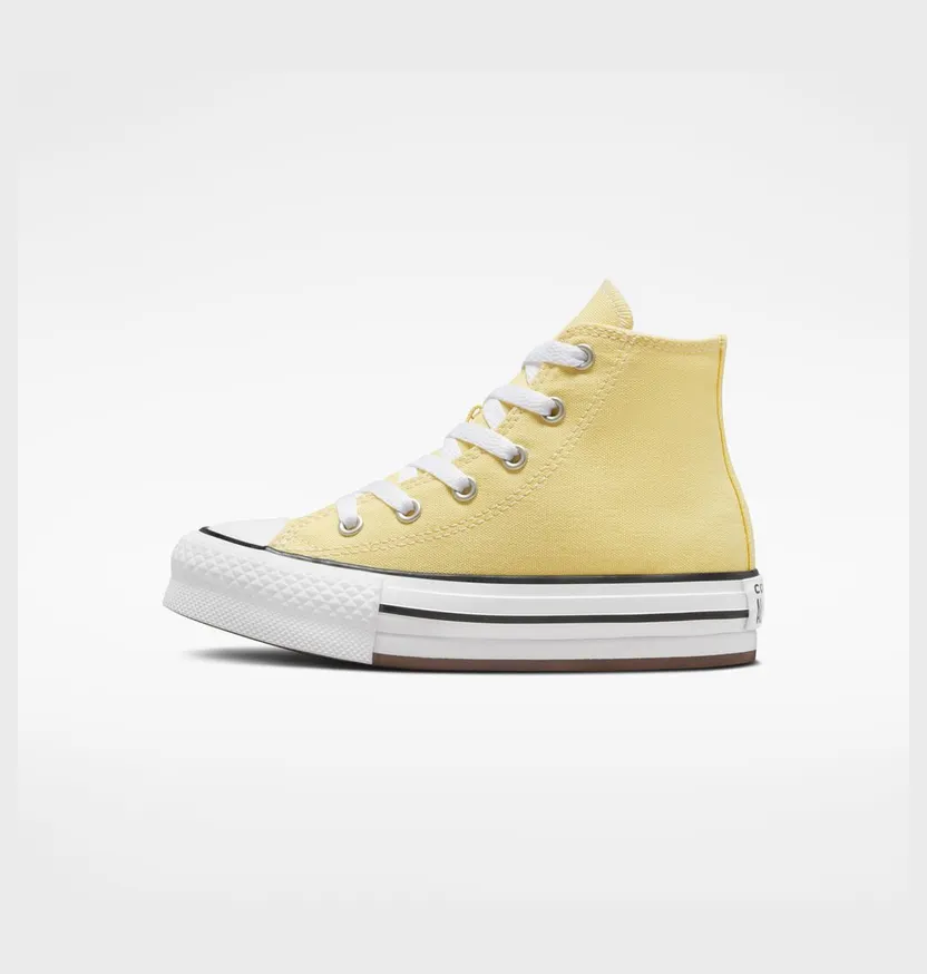 Converse Chuck Taylor All Star Lift Platform Soft Sunshine/wit/zwart (A02490C)