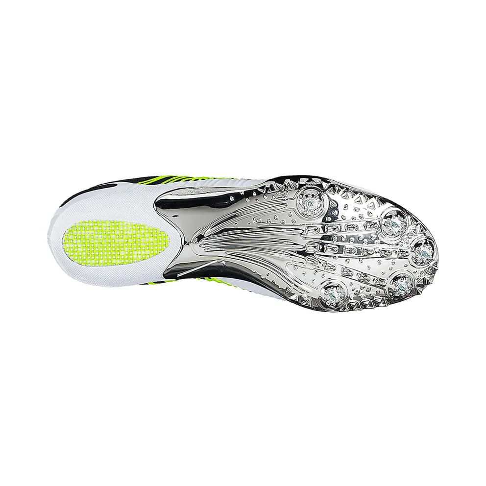 Nike Zoom Celar 5 sprint spike “White / Volt / Black” (629226-107)
