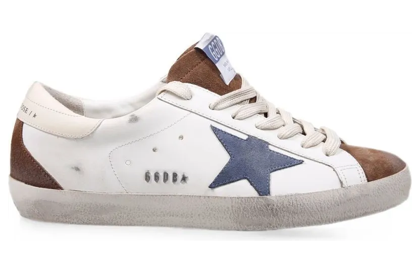 Golden Goose Super-Star White/Brown/Blue