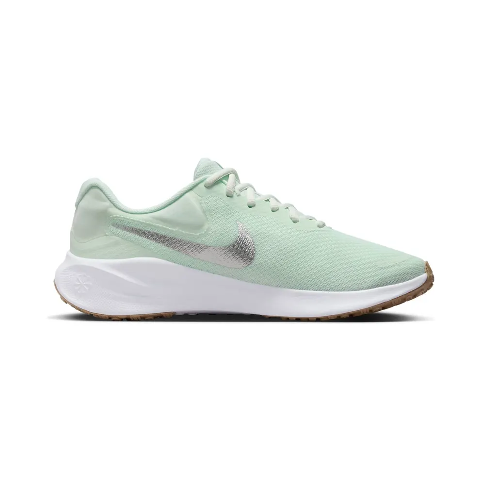 Nike Revolution 7 Barely Green White Platinum Tint Metallic Silver (FB2208-303)