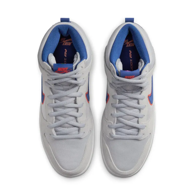 Nike SB Dunk High New York Mets – “Cloud Grey / Rush Blue / Team Orange / White” (DH7155-001)