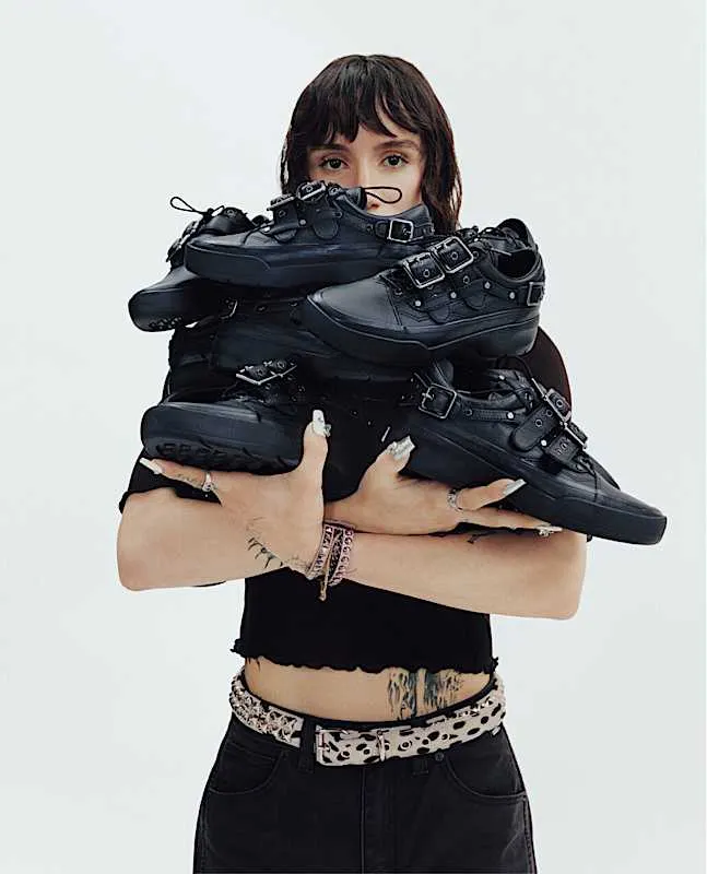 Vans Old Skool Premium Efron Danzig Femme Meets Punk (VN000EEDBLK)