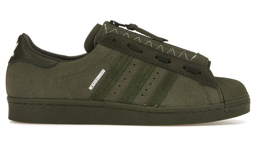 adidas Superstar 80s Neighborhood Olive (GX1401)