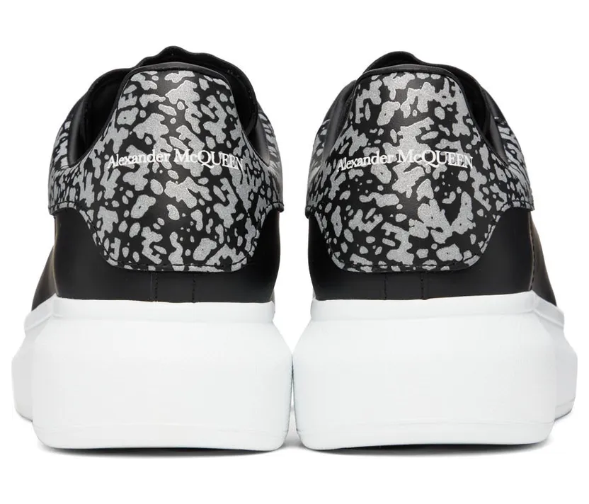 Alexander McQueen Black Oversized Sneakers (712136WICGF) (2)