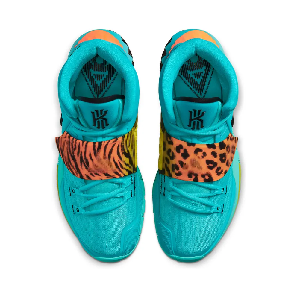 Nike Kyrie 6 Oracle Aqua Oracle Aqua/Black-Opti Yellow-Total Orange (BQ4630-300)
