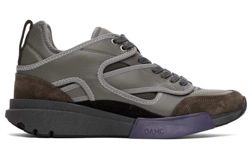 OAMC Gray Aurora Runner Sneakers (22A28OAS02 TOMOA006)