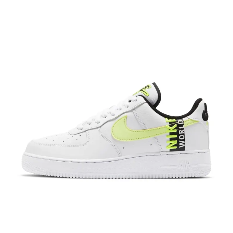 Nike Air Force 1 Low Worldwide White Volt White/Volt-Black-Barely Volt (CK6924-101)