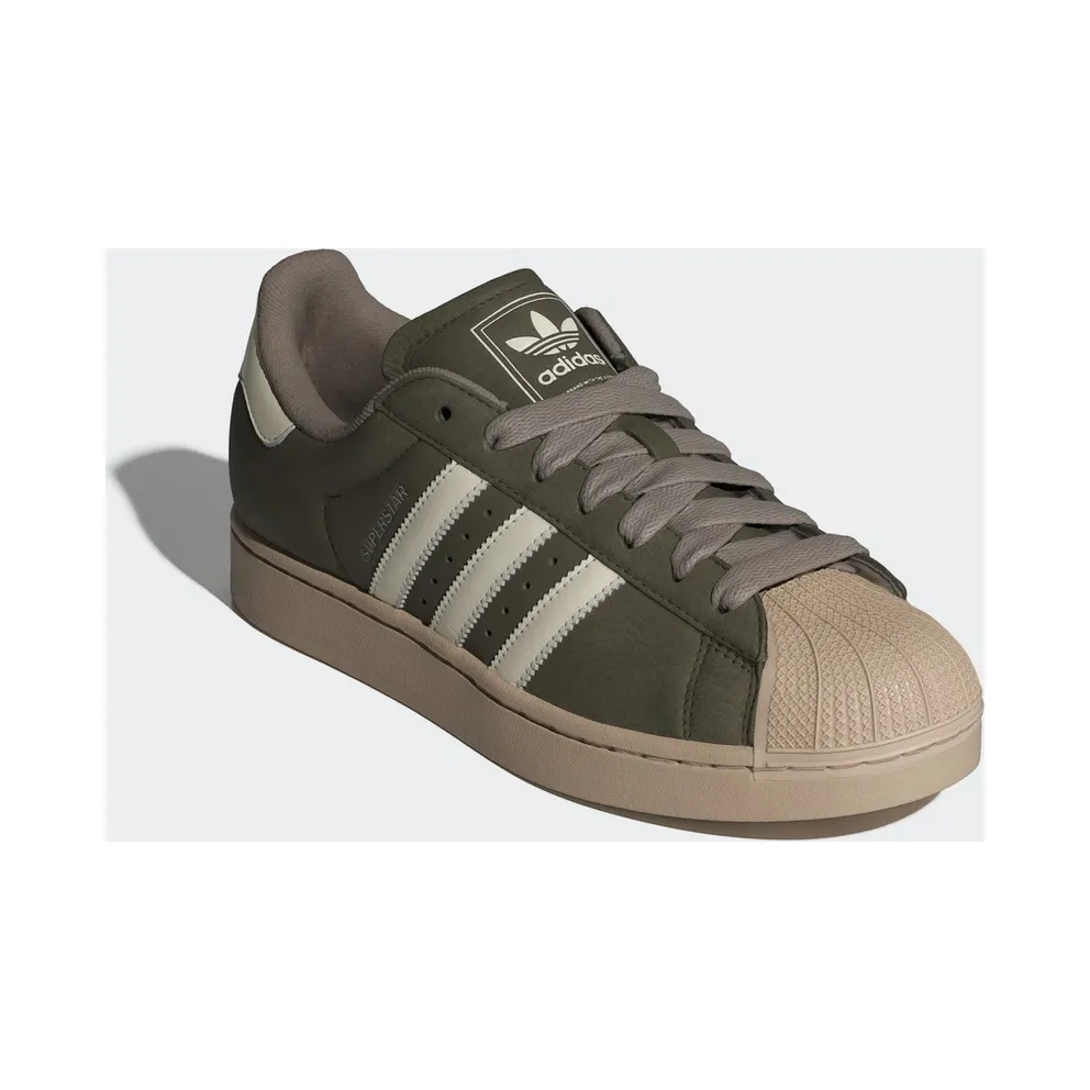 Adidas Superstar II Shoes Olive Strata / Off White / Stone Khaki (IH9315)