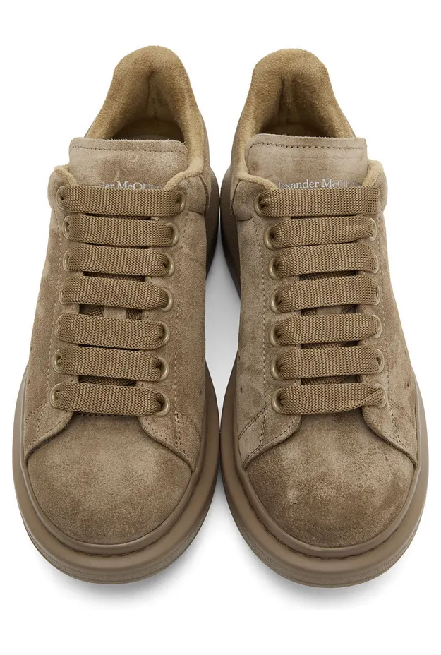 Alexander McQueen Brown Oversized Sneakers (688520WIA531808) (5)