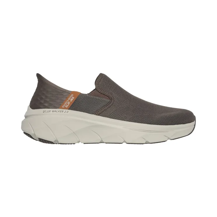 Skechers Slip-ins RF: D’Lux Walker 2.0 Brown “Brown” (232463 Brn) (232463BRN)