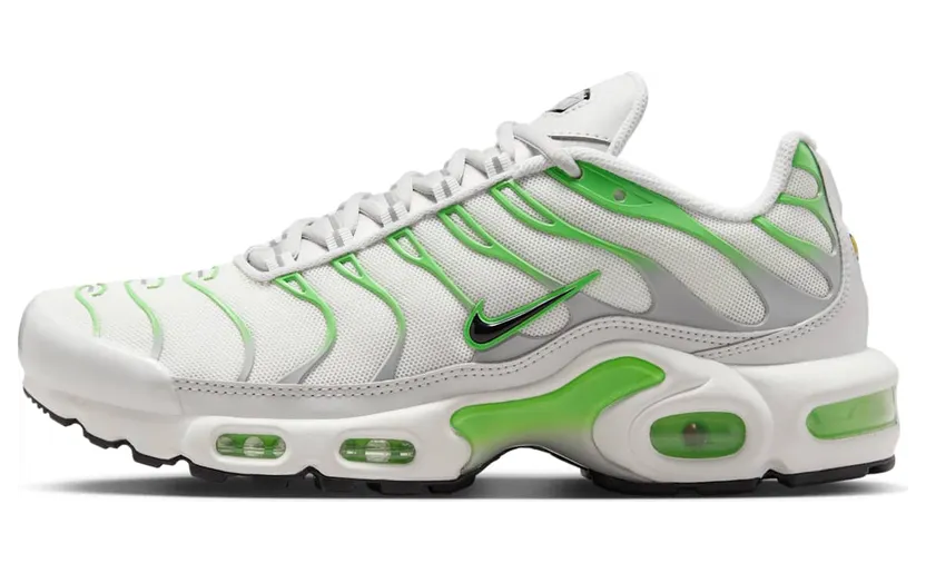 Nike TN Air Max Plus “Photon Dust / Summit White / Green Strike / Black” (DZ3671-001)