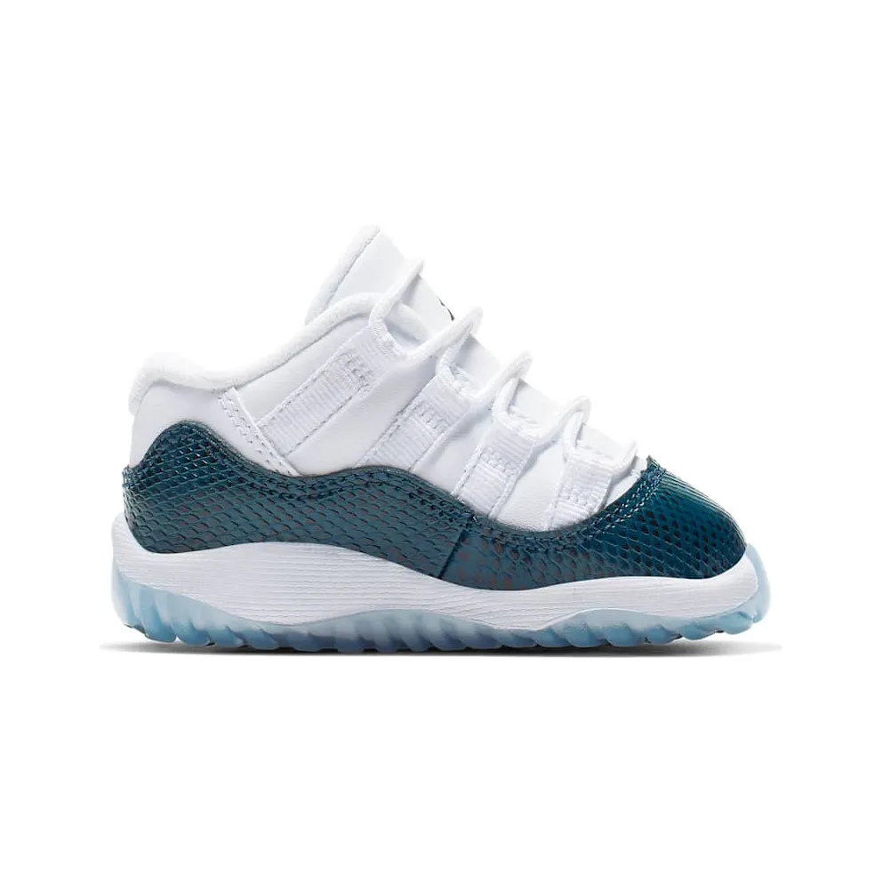 Jordan 11 Retro Low Snake Navy 2019 (TD) White/Black-Navy (CD6849-102)