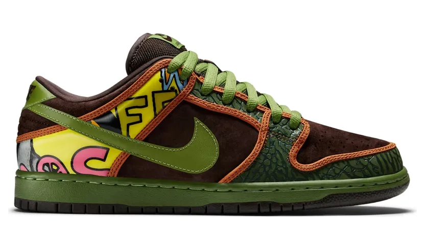 Nike Dunk Low PRM SB QS De La Soul “Safari / Baroque Brown / Altitude Green” (789841-332)