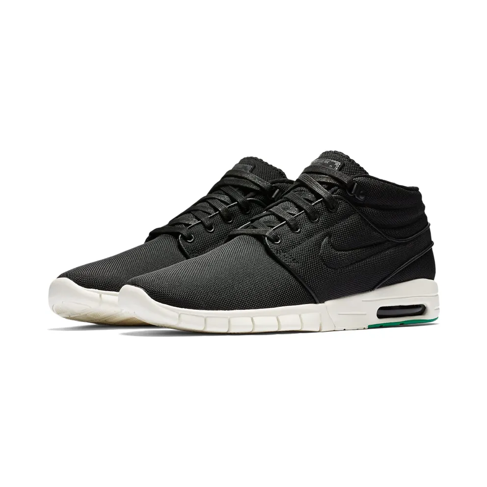 Nike Stefan Janoski Max Mid Black/Black-Neptune Green (807507-003)
